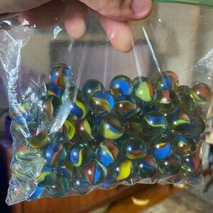 Huge Lot of 1990s Cats-Eye Marbles